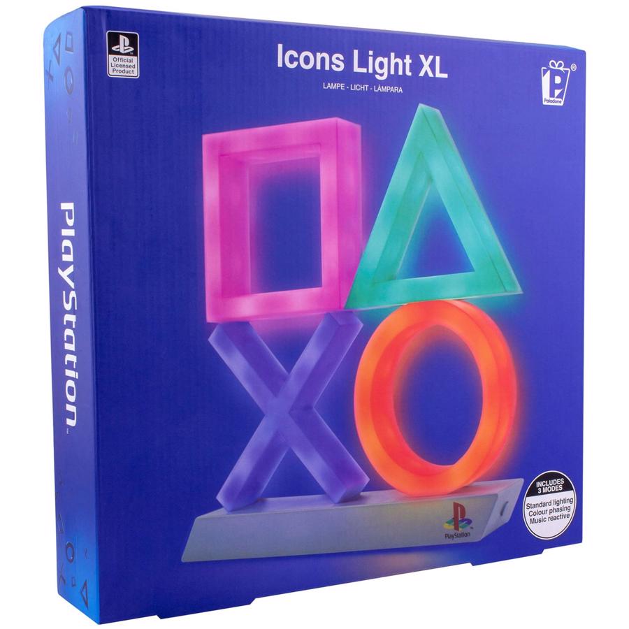 Paladone PlayStation Lampe Icons XL Flerfarvet LED